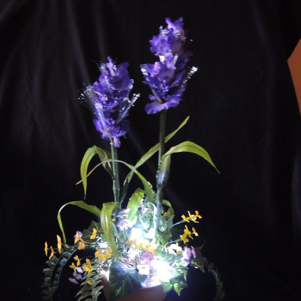 26" FIBER OPTIC FLORAL ARRANGEMENT
